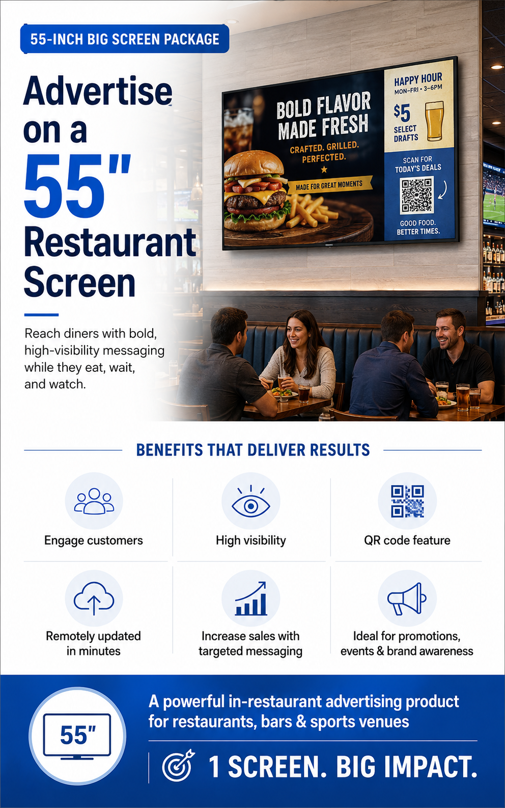 Restaurant Wall-Mounted